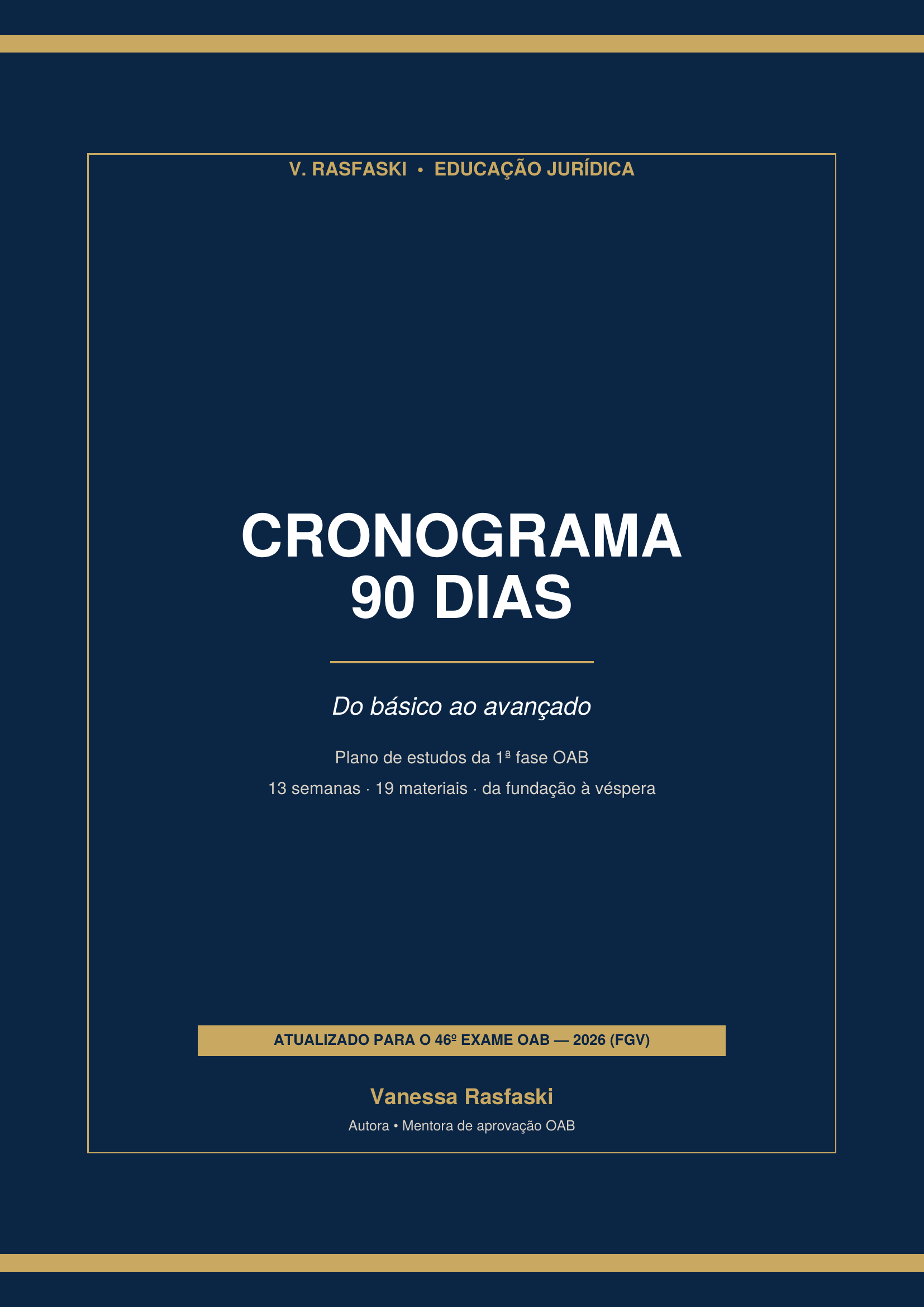 Capa Cronograma 90 Dias