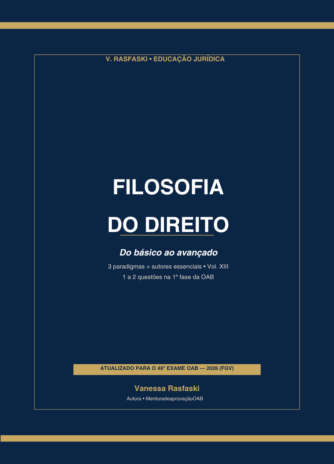 Capa Filosofia do Direito