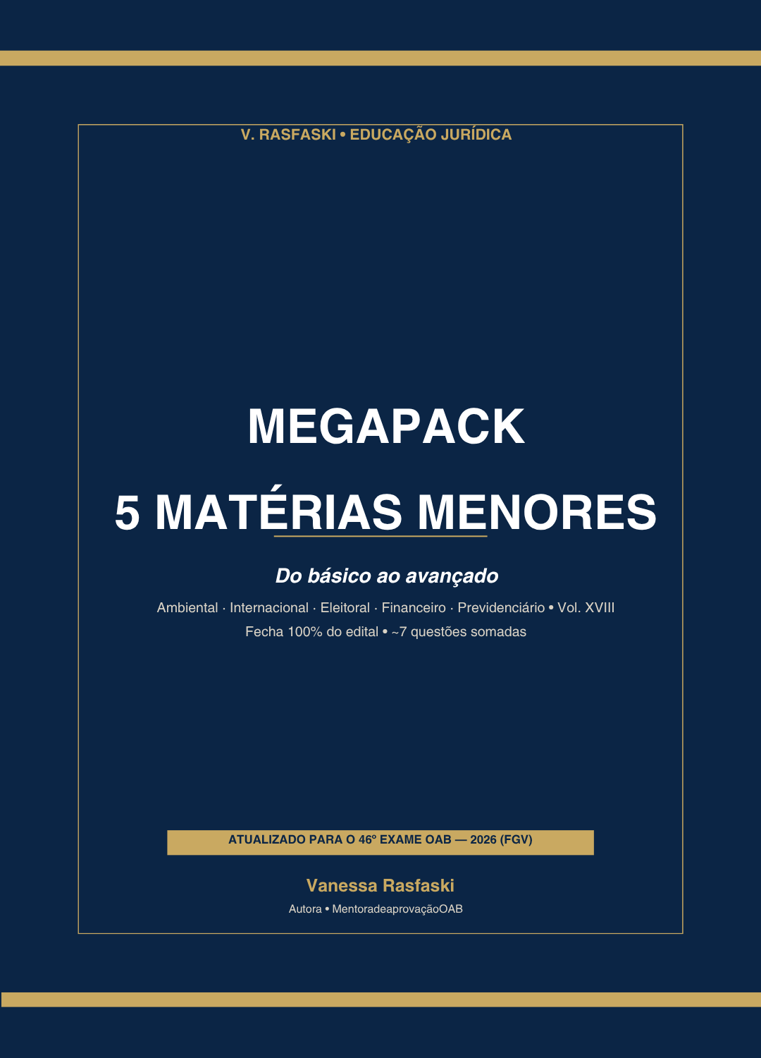 Capa Megapack 5 matérias menores